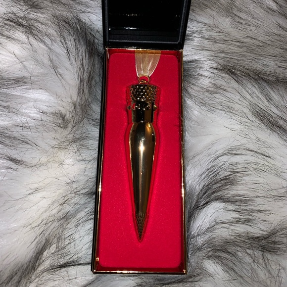 Christian Louboutin Other - Authentic Christian Louboutin Silky Satin Lip Color #400 lipstick necklace decor